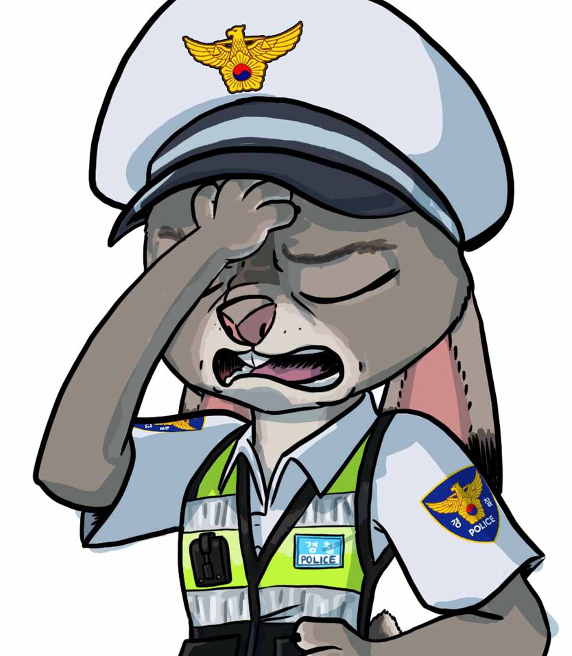 Korean Cop Judy Hopps by HOT--DOG