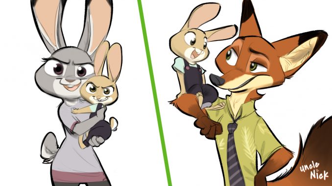 Art/Animation: Nick, Judy, and Cotton Animation (By: Qalcove)