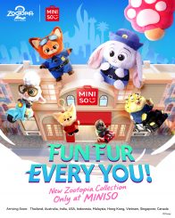 Zootopia Miniso Pop-up Shops Appear Around the World Next Week!