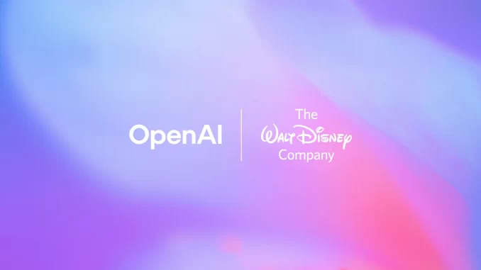 Walt Disney Company and Open Ai Reach Agreement